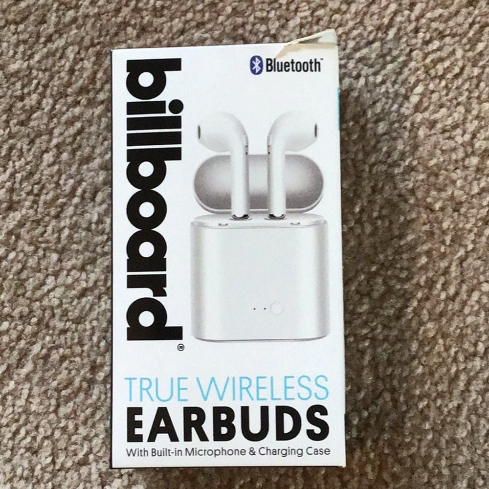 Billboard wireless earbuds